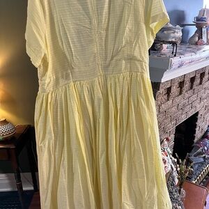 Butter Yellow BNWT ModCloth dress size 24.